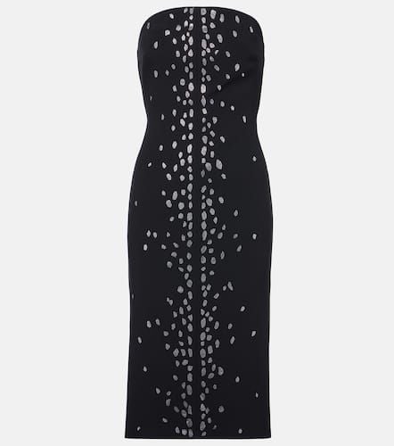 Rhinestone-embellished midi dress - David Koma - Modalova