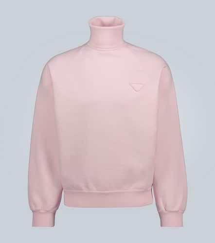 Sudadera de algodón con cuello alto - Prada - Modalova