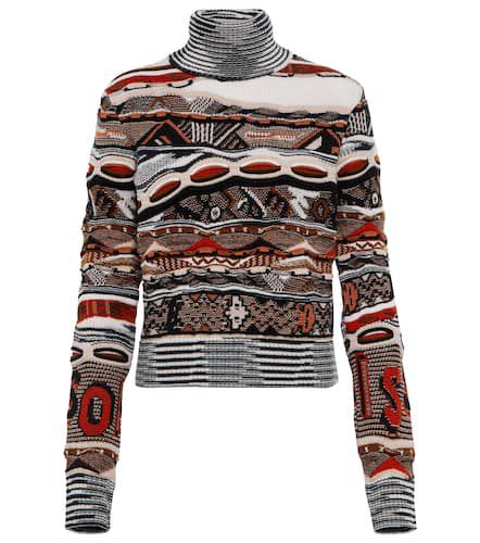 Rollkragenpullover aus Wolle und Schurwolle - Missoni - Modalova