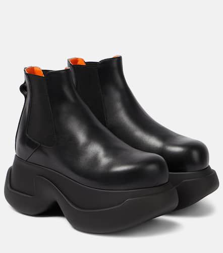 Aras 23 leather platform Chelsea boots - Marni - Modalova
