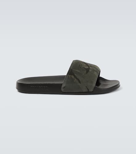 Tom Ford Camouflage suede slides - Tom Ford - Modalova