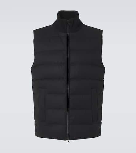 Gilet imbottito in seta e cashmere - Herno - Modalova