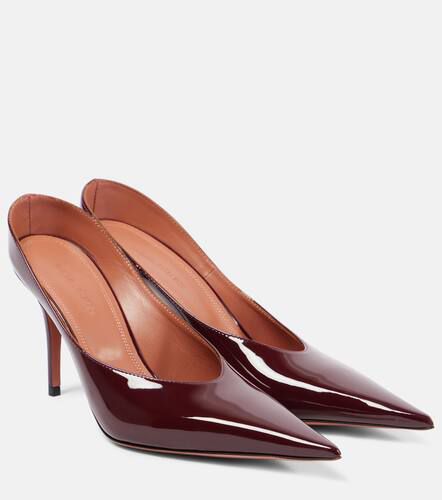 Anok 90 patent leather mules - Amina Muaddi - Modalova