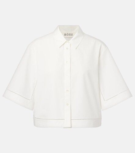 Róhe Camisa en popelín de algodón bordada - Rohe - Modalova