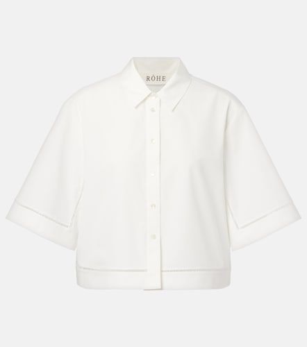 Róhe Camisa en popelín de algodón bordada - Rohe - Modalova