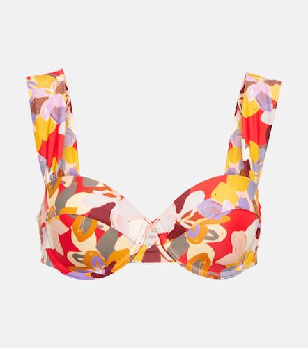 Santiago printed bikini top - Rebecca Vallance - Modalova