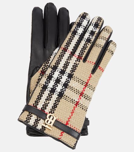 Burberry Guantes Victoria de tweed - Burberry - Modalova