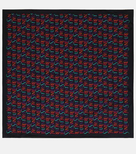 Saint Laurent Monogram silk scarf - Saint Laurent - Modalova