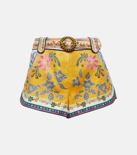 Zimmermann Floral linen shorts - Zimmermann - Modalova