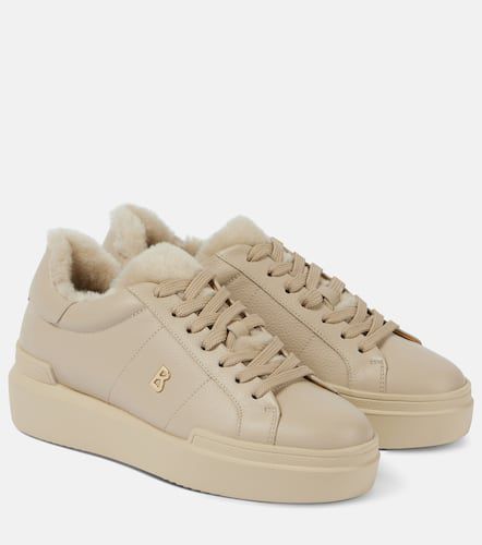 Sneakers Hollywood aus Leder mit Shearling - Bogner - Modalova