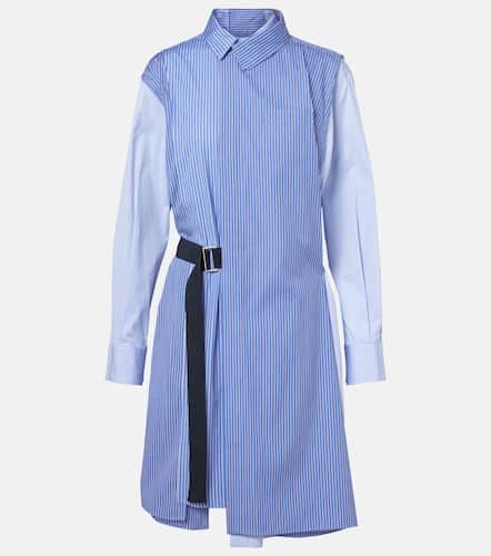 Sacai Robe chemise rayée en coton - Sacai - Modalova