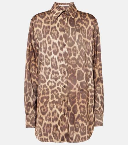 Camicia con stampa leopardata - Stella McCartney - Modalova