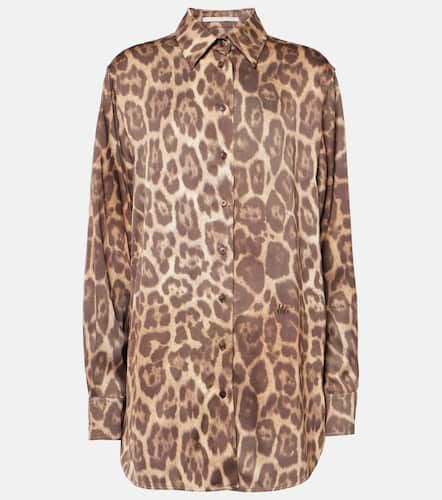 Camisa con estampado de leopardo - Stella McCartney - Modalova