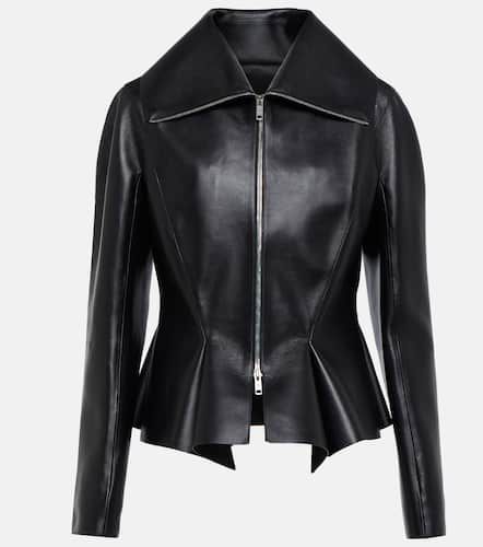 Chaqueta de piel con peplum - Givenchy - Modalova