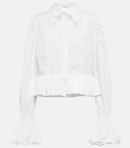 Rabanne Peplum cotton poplin shirt - Rabanne - Modalova