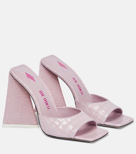 Devon croc-effect leather sandals - The Attico - Modalova