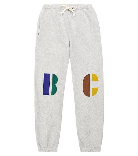 Printed cotton jersey sweatpants - Bobo Choses - Modalova