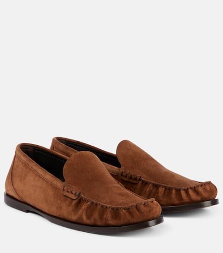 Mocassini Le Loafer in suede - Saint Laurent - Modalova