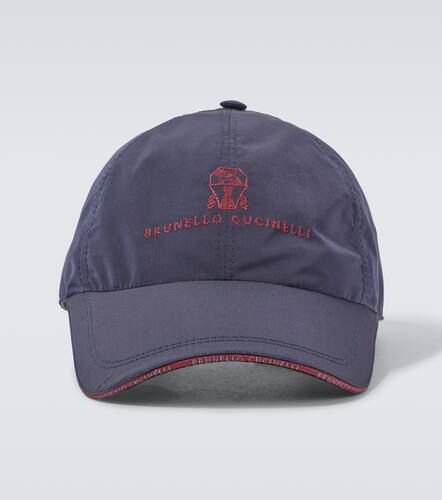 Gorra con logo bordado - Brunello Cucinelli - Modalova