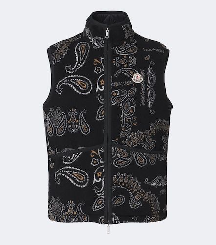 Chaleco reversible con paisley - Moncler - Modalova