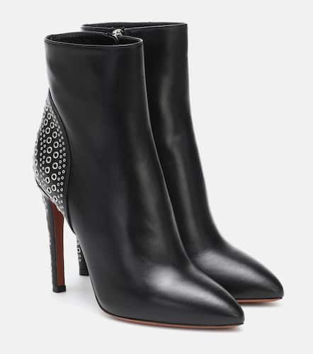 Alaïa Verzierte Ankle Boots aus Leder - Alaia - Modalova