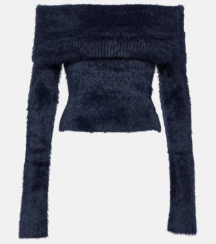 Jersey cropped con hombros descubiertos - Acne Studios - Modalova