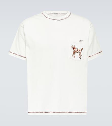 Besticktes T-Shirt Griffon aus Baumwolle - Bode - Modalova