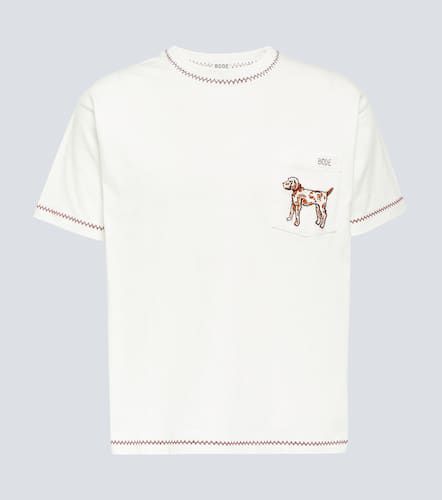 Griffon embroidered cotton jersey T-shirt - Bode - Modalova