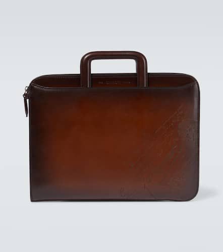 Lift II Scritto leather briefcase - Berluti - Modalova