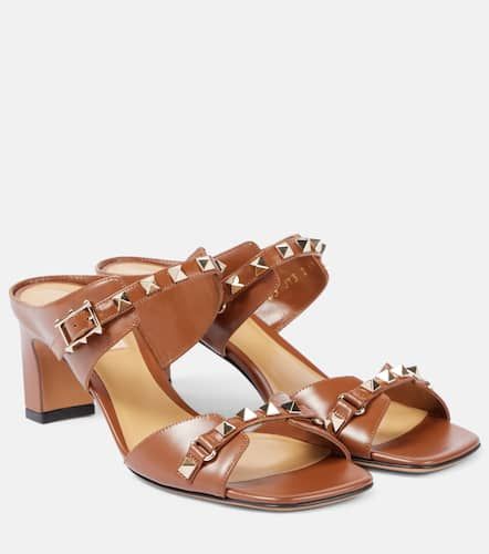 Rockstud leather sandals - Valentino Garavani - Modalova