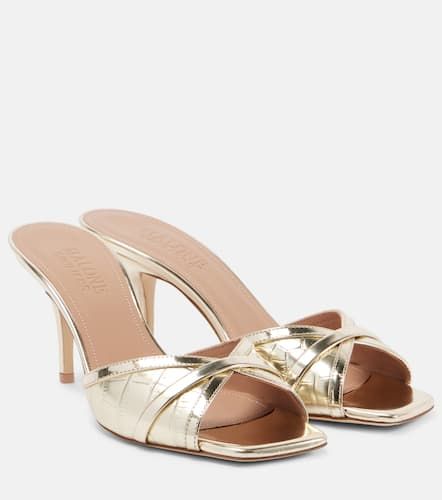 Pantoletten Perla 70 aus Metallic-Leder - Malone Souliers - Modalova