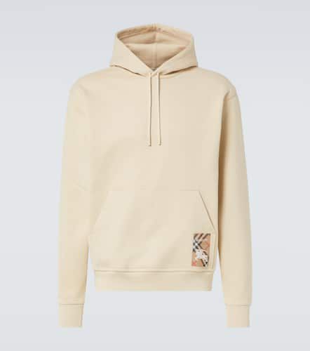 Check cotton hoodie - Burberry - Modalova