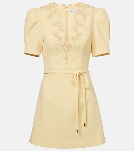 Lulu lace-trimmed crepe minidress - Rebecca Vallance - Modalova