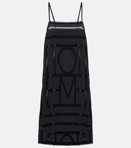 Toteme Vestido midi de seda bordado - Toteme - Modalova