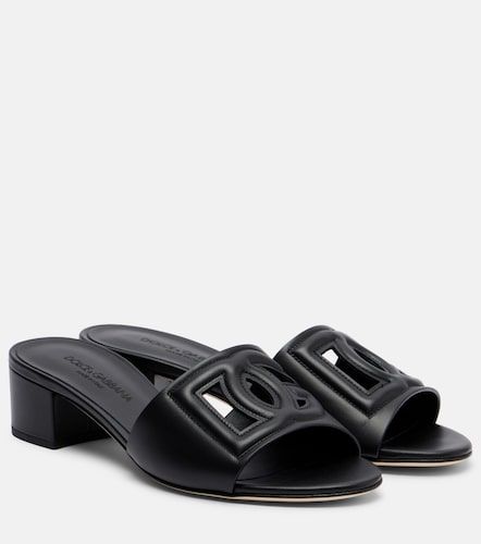 Dolce&Gabbana DG leather mules - Dolce&Gabbana - Modalova