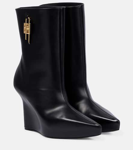 Givenchy Wedge leather ankle boots - Givenchy - Modalova