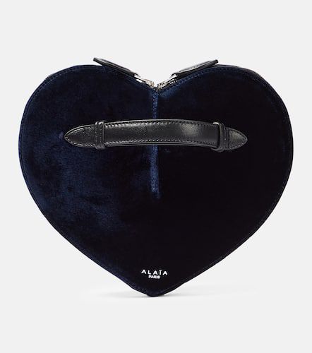 Alaïa Clutch Le Coeur en terciopelo - Alaia - Modalova