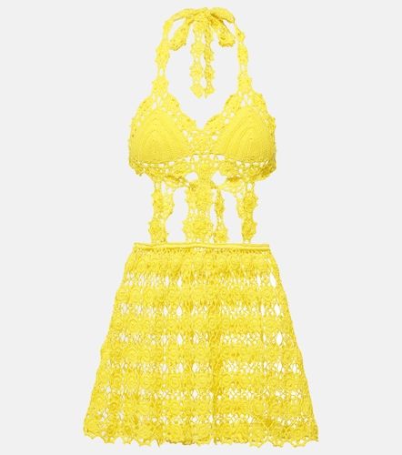 Vestido corto Ibiza de croché de algodón - Anna Kosturova - Modalova