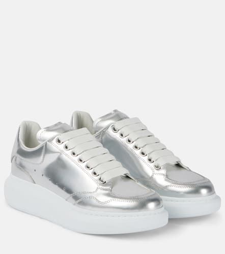 Sneakers Oversized aus Metallic-Leder - Alexander McQueen - Modalova