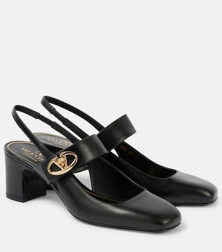 Mary-Jane-Pumps aus Leder - Valentino Garavani - Modalova