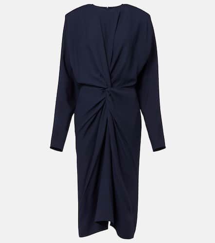 Gathered satin midi dress - Stella McCartney - Modalova