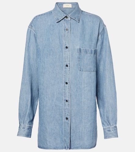 Camisa Nesson en denim de lino oversized - The Row - Modalova
