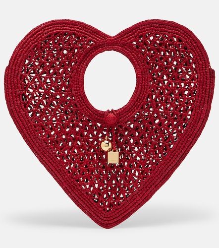 Spiaggia Cour Small raffia top-handle bag - Jacquemus - Modalova