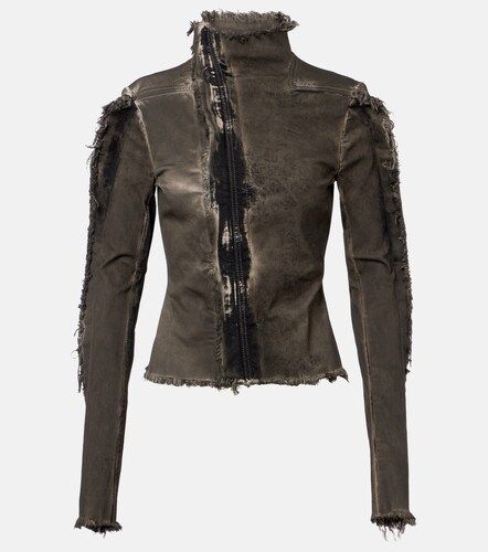 Gary distressed denim jacket - Rick Owens - Modalova