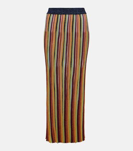 Alight striped metallic knit midi skirt - Zimmermann - Modalova