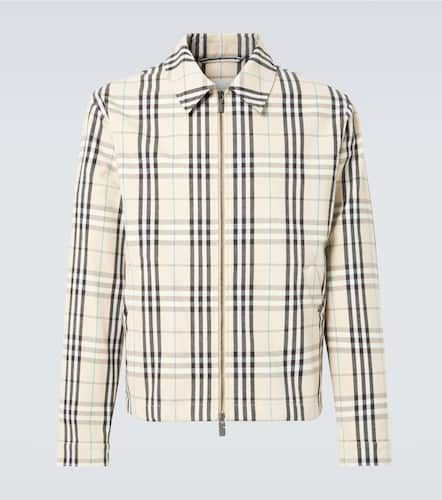 Check cotton jacket - Burberry - Modalova