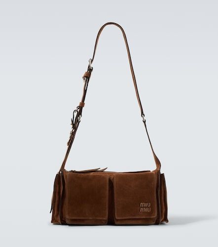 Borsa a spalla Utilitaire in suede - Miu Miu - Modalova