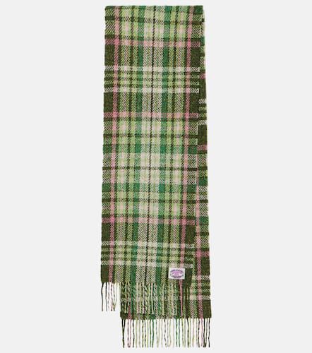 Checked wool and silk-blend scarf - Acne Studios - Modalova