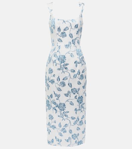 Markarian Floral linen midi dress - Markarian - Modalova