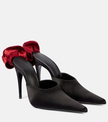 Verzierte Mules aus Satin - Magda Butrym - Modalova